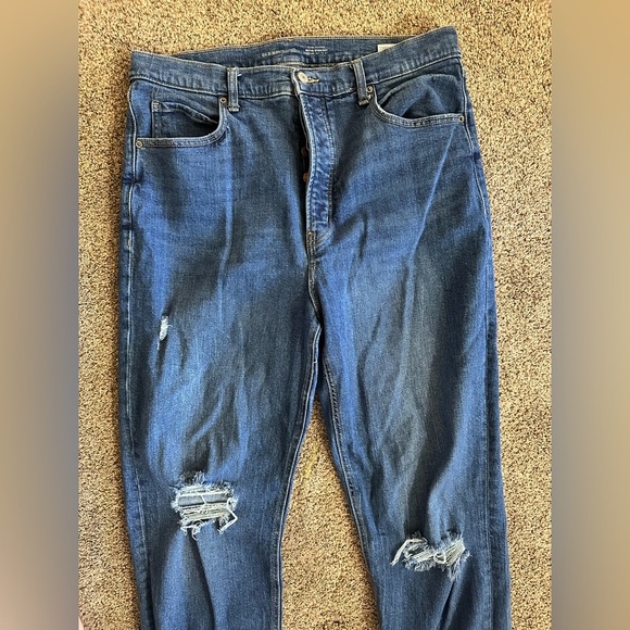 Women’s Old Navy extra high-rise sky-hi straight secret smooth pockets - Picture 2 of 7